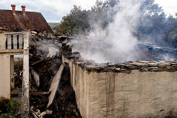 Professional Fire Damage Repair technician working in Chester, PA
